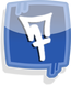 facebook logo tag deco